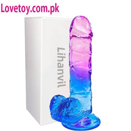 Clear Purple Dildo with Suction Cup In Pakistan – Best Price