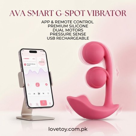 Swan-Shaped App-Controlled Wearable Vibrator & Butt Plug In Pakistan