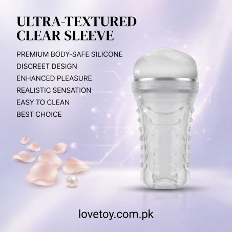 Male Masturbator Realistic Pocket Pussy Transparent In Pakistan