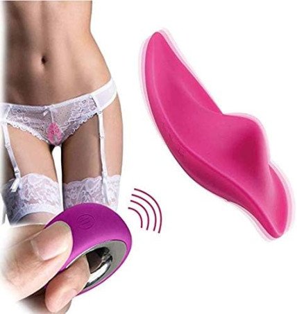 Saddle-Shaped Remote-Controlled Wearable Panty Vibrator