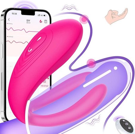 4-in-1 Multi-Motor Wearable Rabbit & Butterfly Vibrator with App Control