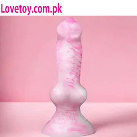 Flexible Silicone Knotted Suction Dildo In Pakistan