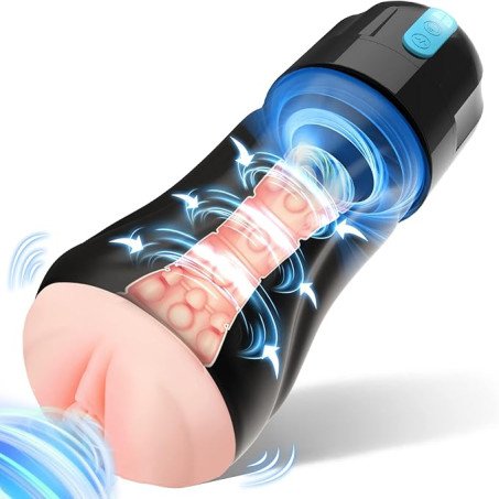 360° Wrap Sucking Male Vibrating Masturbator