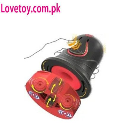 2-in-1 Detachable Rolling and Vibrating Male Masturbator In Pakistan