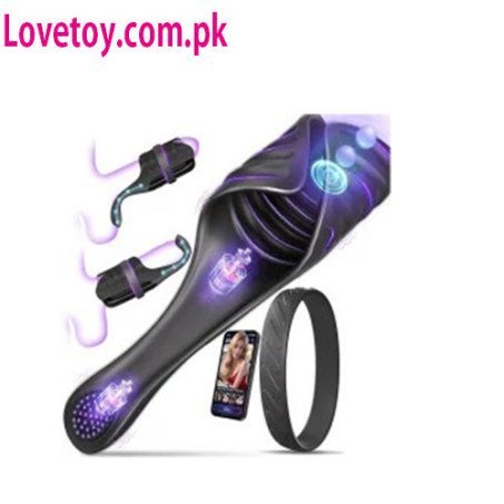 Adjustable Hands-Free Tapping & Vibrating Penis Trainer In Pakistan