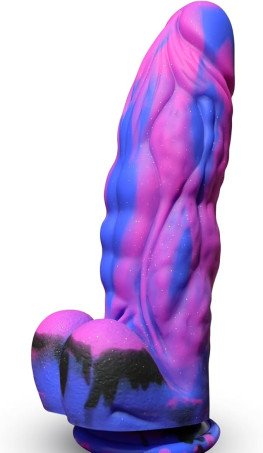 Huge Fantasy Liquid Silicone Suction Dildo  