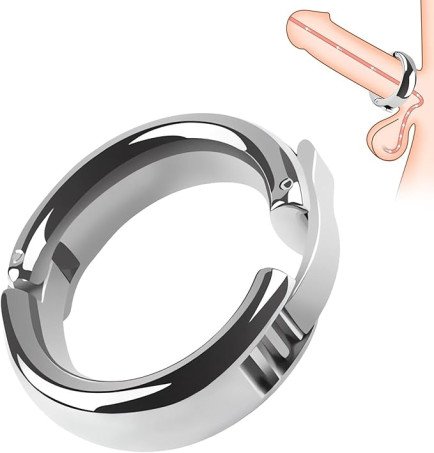 Premium Adjustable Buckle Stainless Steel Constriction Ring  