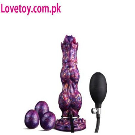 9.4-Inch Monster Silicone Dildo with 3 Knots & Suction Cup In Pakistan