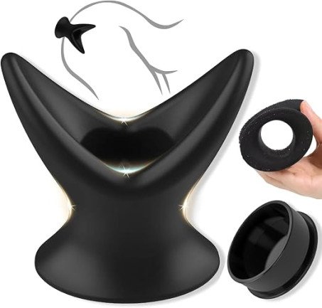Unique Hollow V-Shape Expanding Anal Plug