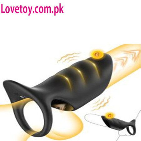 Premium 10-Mode Vibrating Girth-Enhancing Penis Sleeve & Stamina Ring In Pakistan