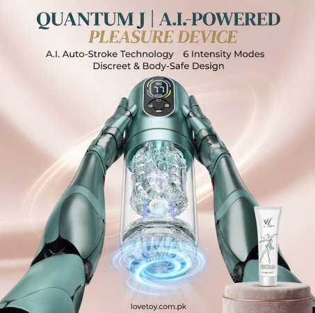 AI-Powered Suction and Vibration Male Masturbator In Pakistan
