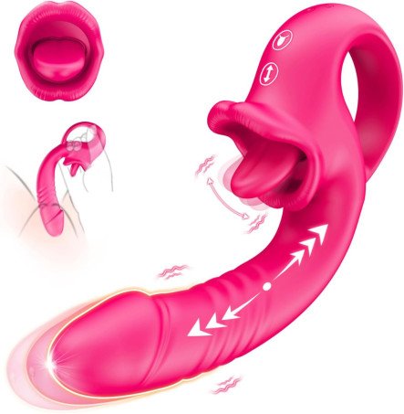 Thrusting Dildo Vibrator Sex Toys for Women