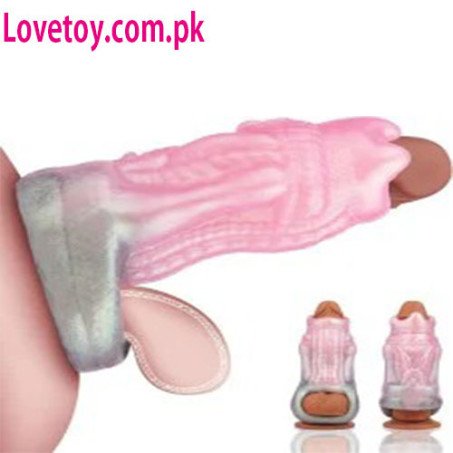 Textured Monster Penis Extender Sleeve In Pakistan