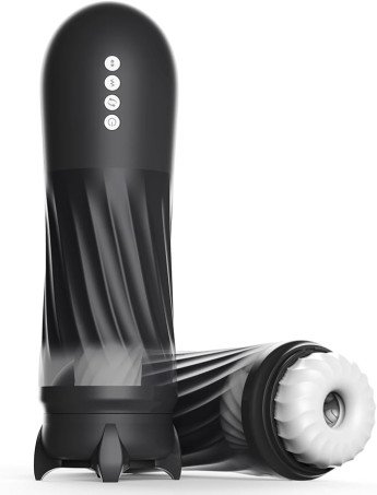 Steelcan Rocket-Shaped Automatic Twisting and Thrusting Mens Masturbator