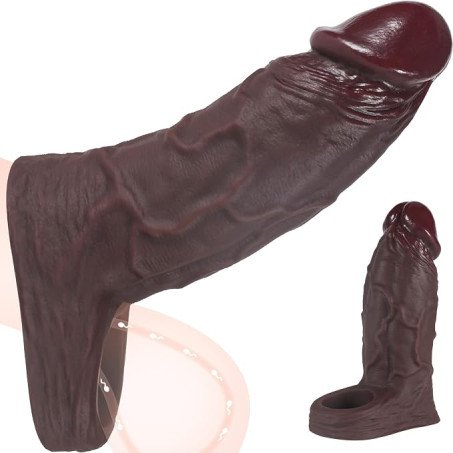 Realistic Penis Sleeve Extender for Men