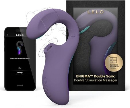 LELO ENIGMA Double Sonic App-Connected G-Spot & Clitoral Massager