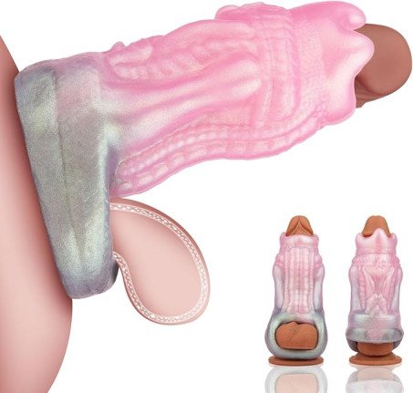Liquid Silicone Fantasy Monster Penis Extension Sleeve  