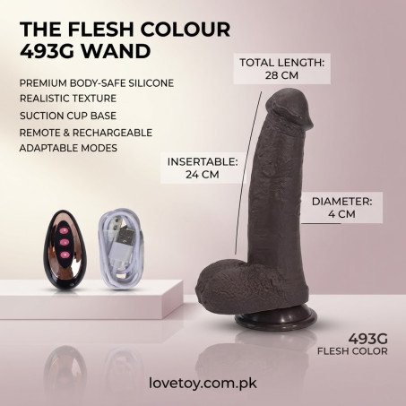 Realistic Vibrating Dildo with Remote Control In Pakistan