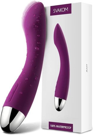 SVAKOM Amy Wide Flat-Head & Curved G-Spot Vibrator