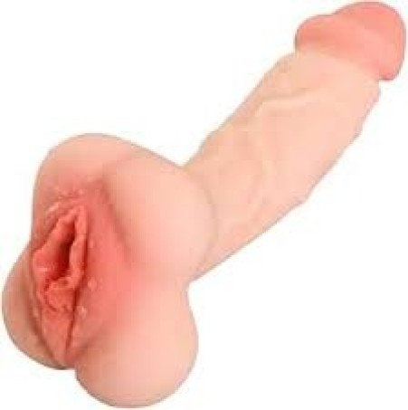 7 Inch Realistic Dildo with Pocket Pussy