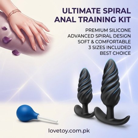 Beginner Silicone Butt Plug with AnchorTech Base In Pakistan