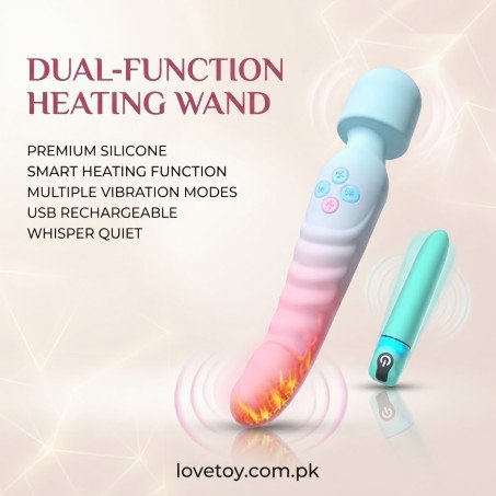 Flexible 2-in-1 Wand Massager and Spot Stimulator Set In Pakistan
